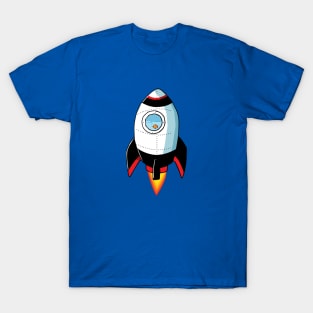 Goldfish in a Rocket Ship T-Shirt